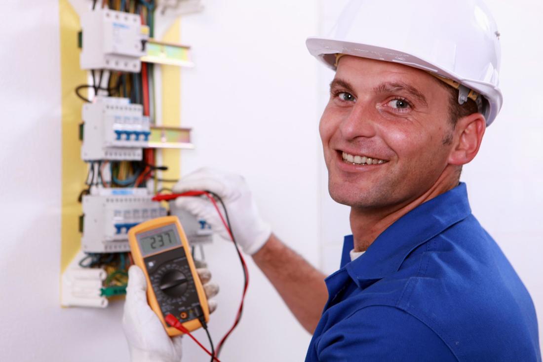 This is a picture of an electrician.